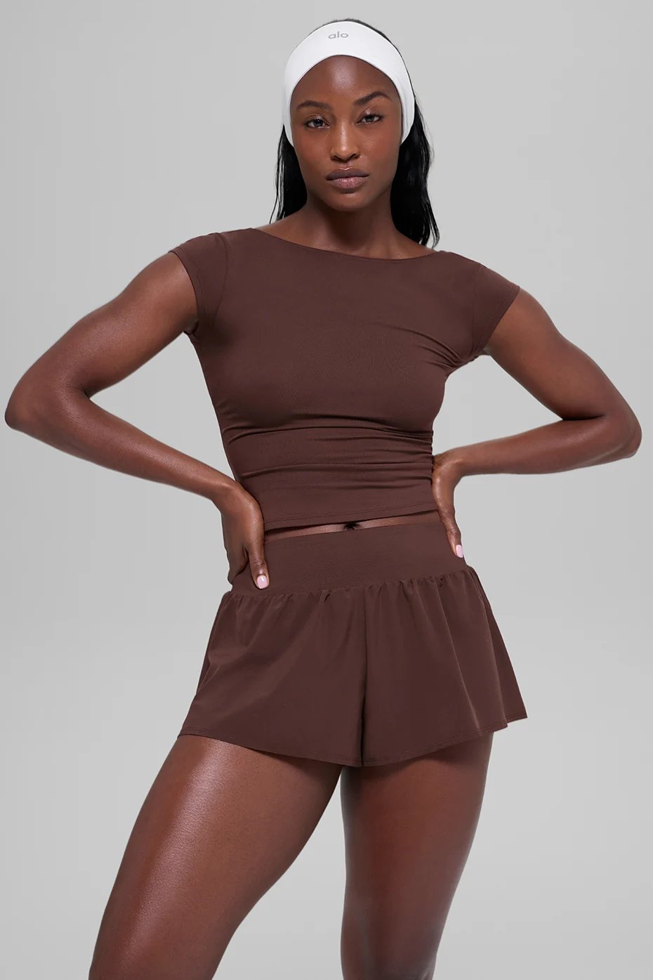 Camisa Alo Café W1492R-CAFE