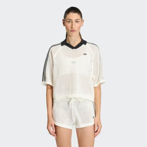 Camisa Crochet Adidas Blanco KC6490