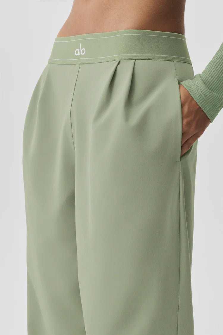 Pantalón Trouser Verde Salvia